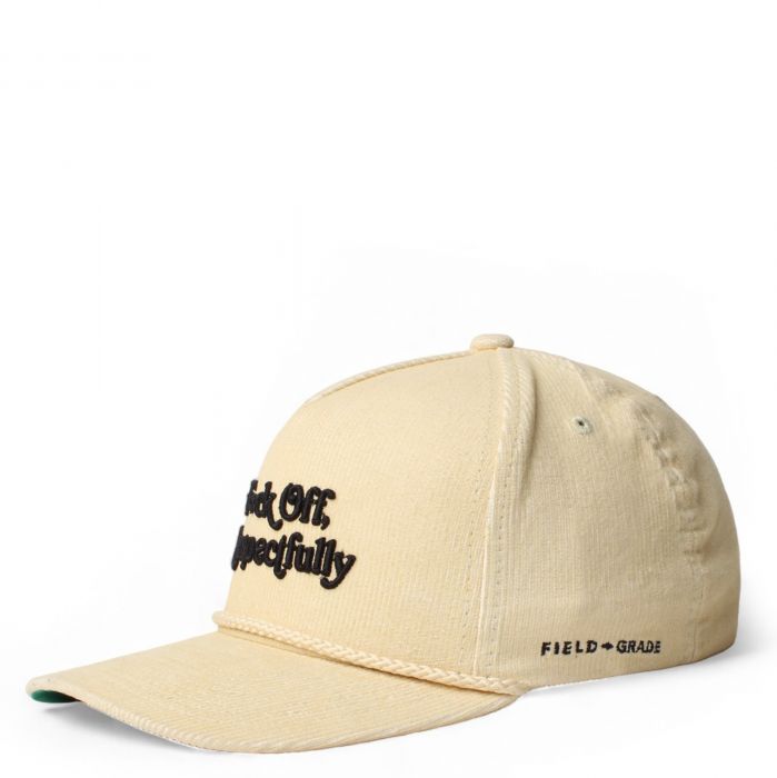 Respectfully Corduroy Snapback Sand