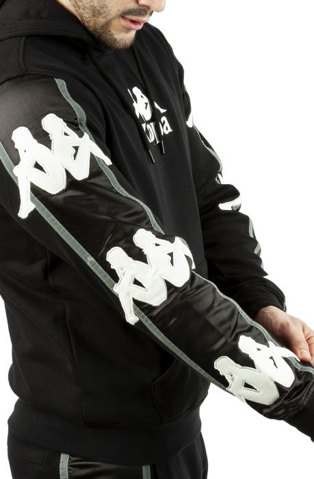 Authentic Hall Hoodie Black-White3Mreflective-Black Smoke