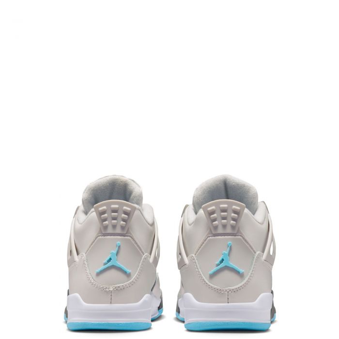 Pre-School Jordan 4 Retro 'Blue Chill' Photon Dust/Blue Chill-Flat Pewter-White