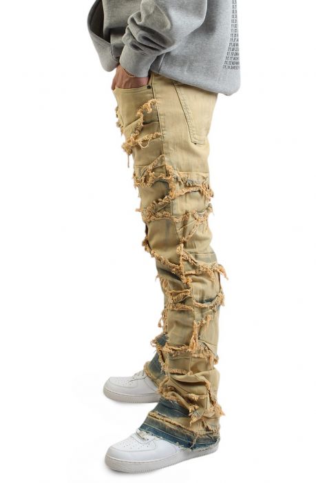 Chaos Stacked Shredded Jean Dessert