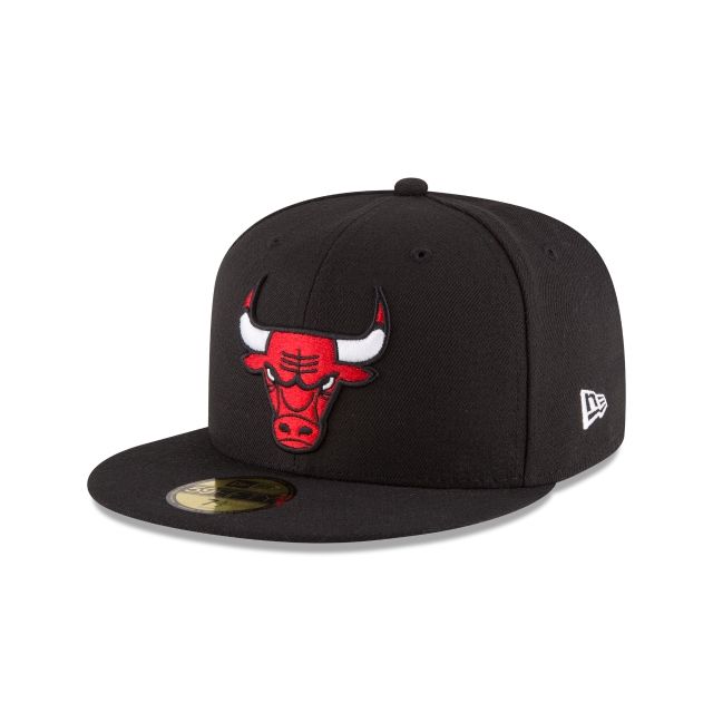 NEW ERA CAPS Chicago Bulls Team Color 59FIFTY Fitted Hat 70343294 - Shiekh