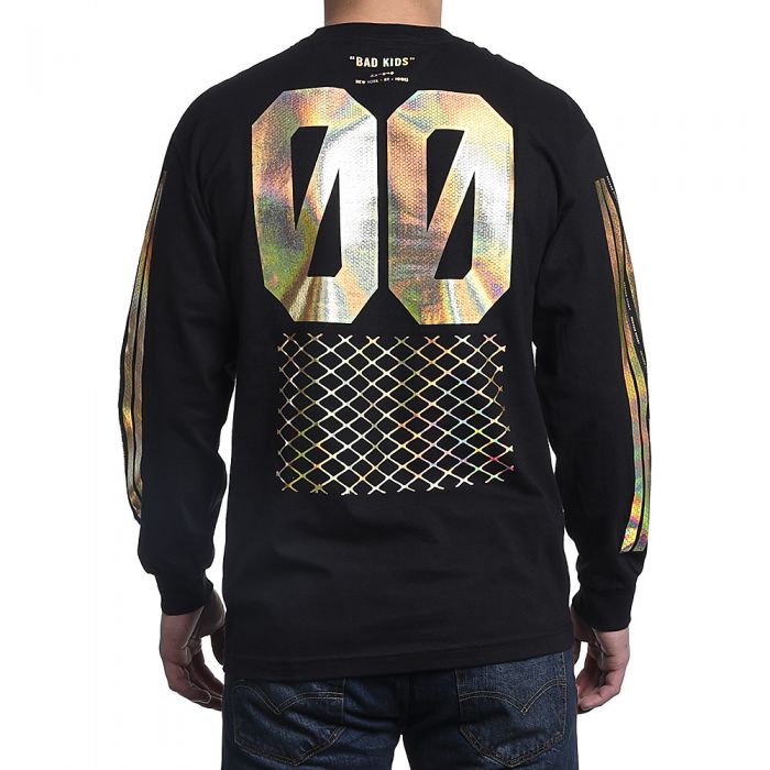 Black / Gold Men's Long Sleeve Shirt Brand Box