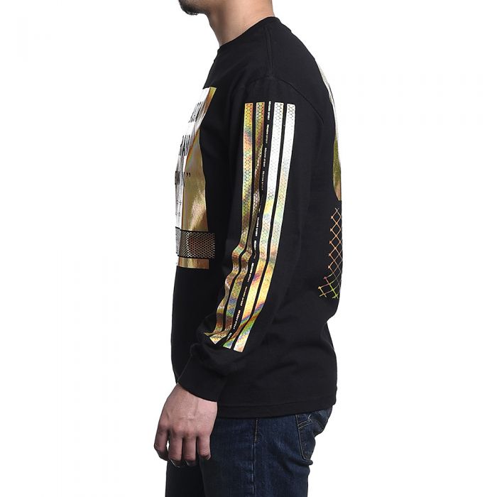 Black / Gold Men's Long Sleeve Shirt Brand Box