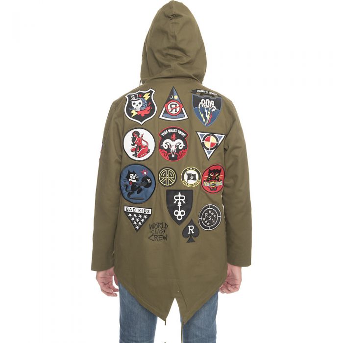 Men's Hawker Fishtail Park Jacket Olive