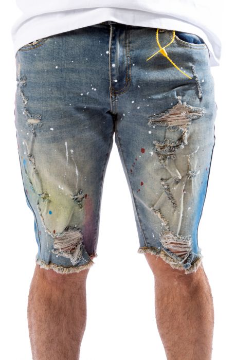 Fairview Denim Shorts Stone Wash