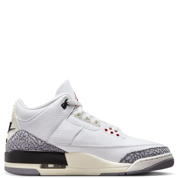 Air Jordan 3 Retro Summit White/Fire Red-Black-Cement Grey