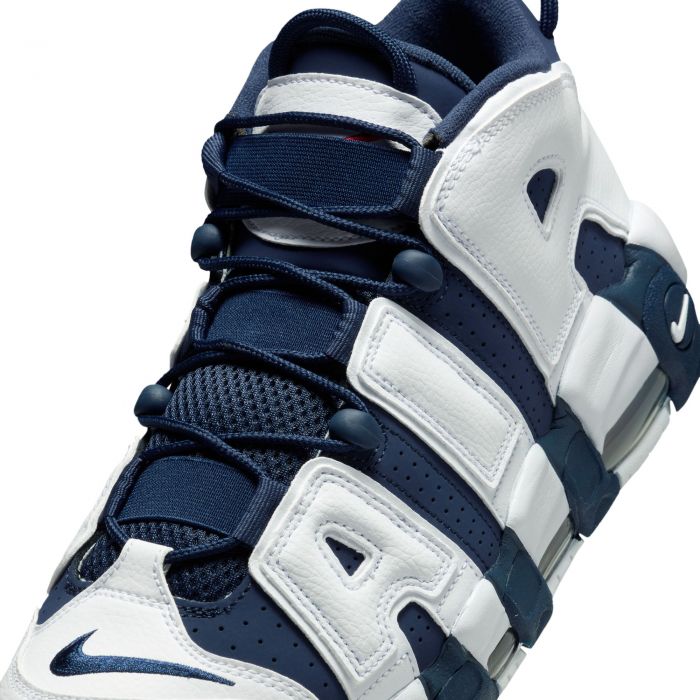 Air More Uptempo '96 White/Midnight Navy-Metallic Gold