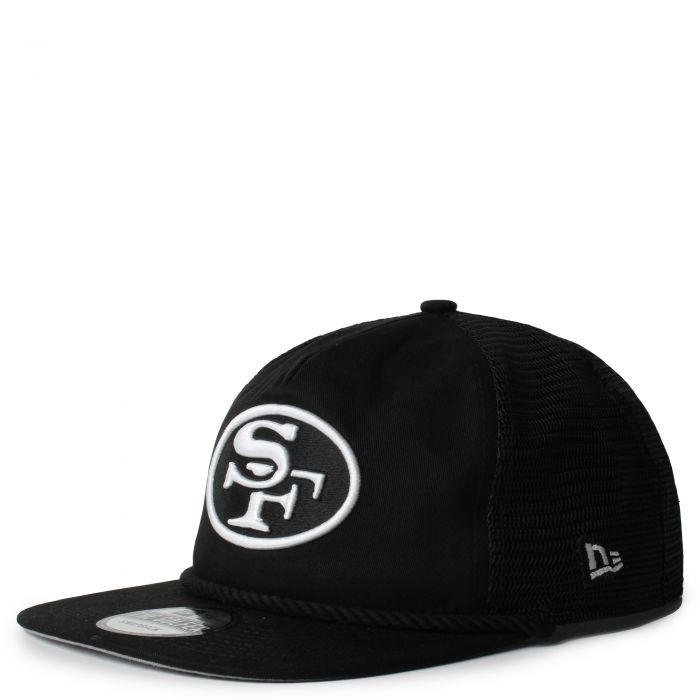 San Francisco 49ers Golfer Snapback  Black/White