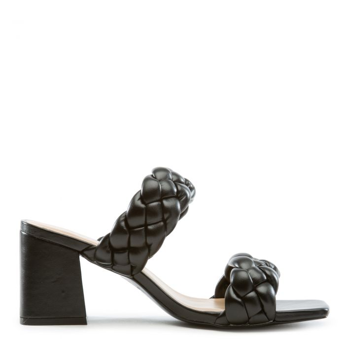 Mostly-S Low Heel Sandals Black