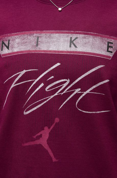  Jordan Flight Heritage T-Shirt Bordeaux