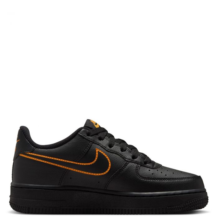 Grade-School Air Force 1 BLACK/SUNDIAL