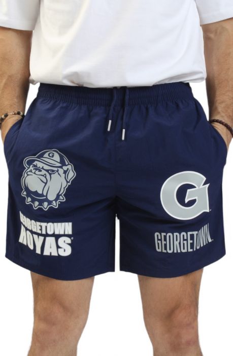 Mitchell & Ness Swingman Georgetown University 1995-96 Men Shorts Navy/White/Grey