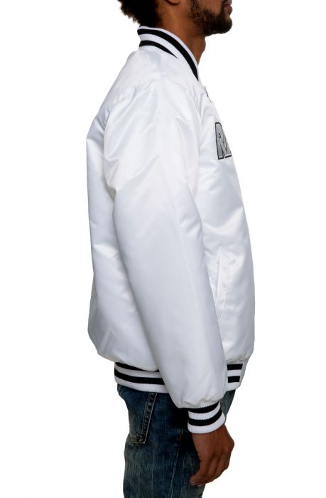 Oakland Raiders Jacket White/Silver/Black
