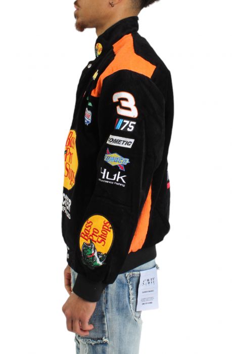 JH Design Bass Pro Racer Jacket ADO3C3BP22-BLK - Shiekh