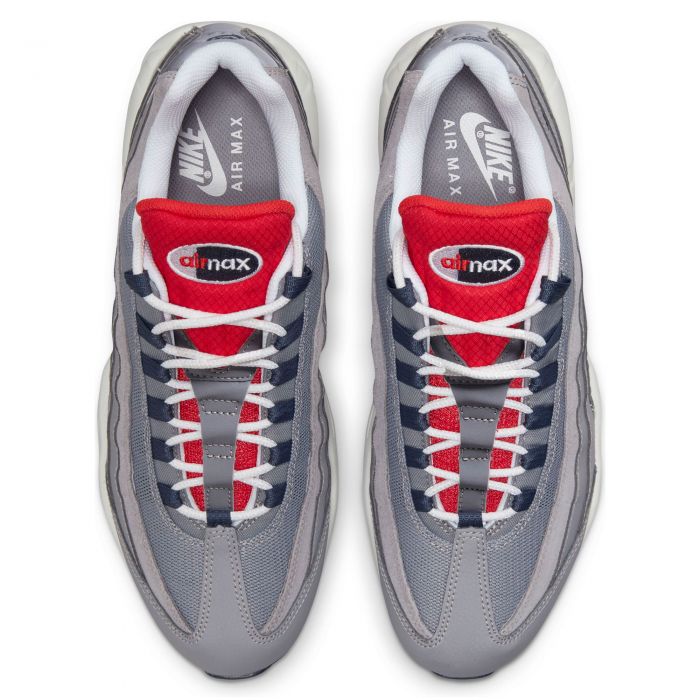 Air Max 95 Cement Grey/Thunder Blue-Chile Red