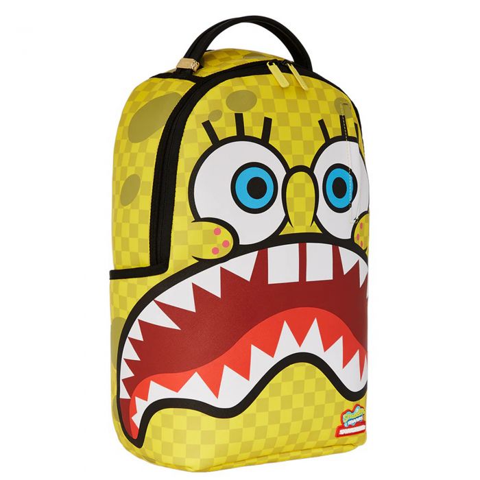 SpongeBob CheckerBob DLXSV Backpack Yellow