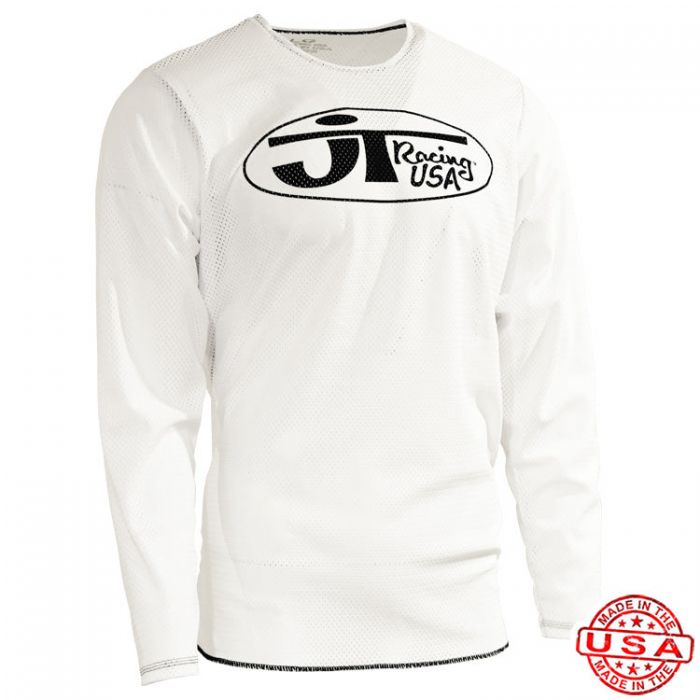 Classic Mesh Jersey - White White