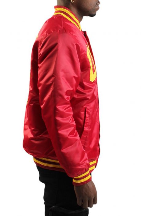 NCAA USC Satin Varsity Jacket 
