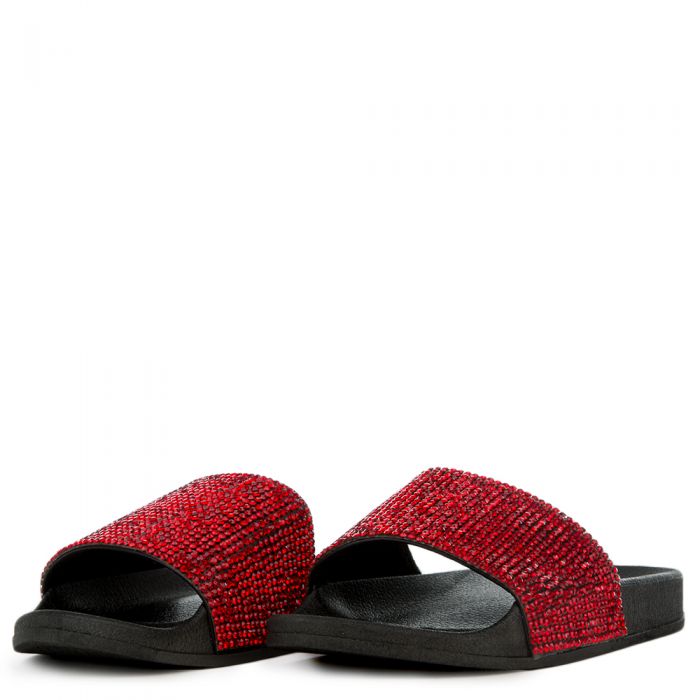 Cape Robbin Moira-67 Women's Red Slides Red