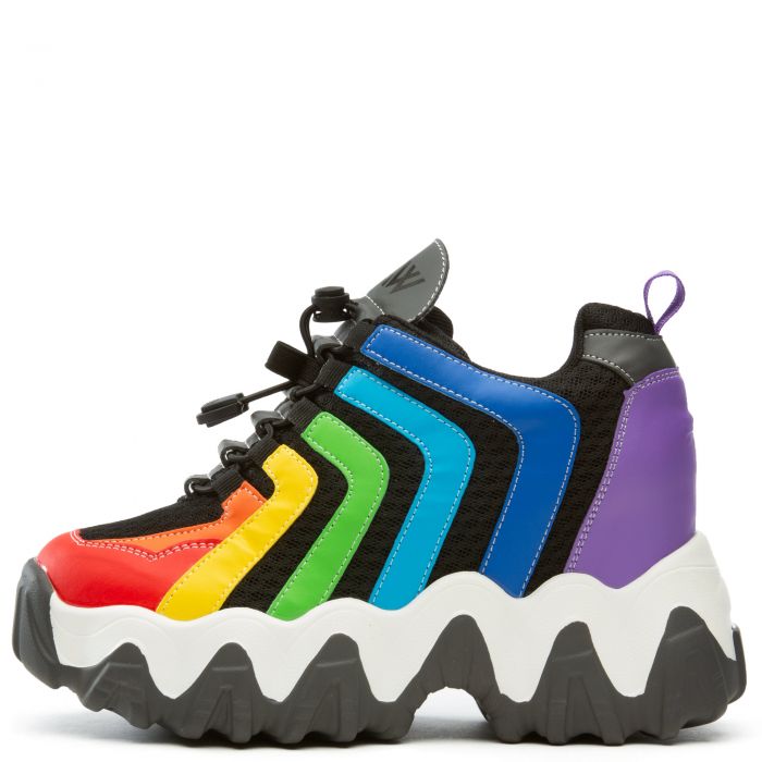 Blackberry-02 Platform Sneakers Rainbow