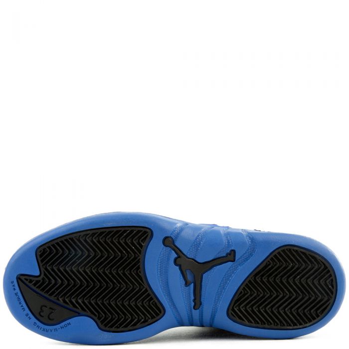 (PS) Air Jordan 12 Retro Black/Game Royal-Black
