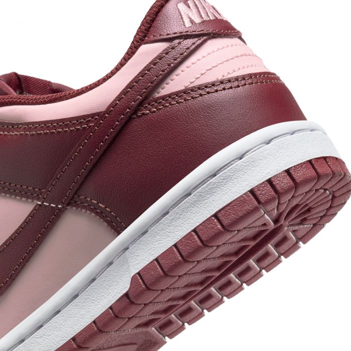 Grade-School Nike Dunk Low DARK TEAM RED/DARK TEAM RED-ECHO PINK