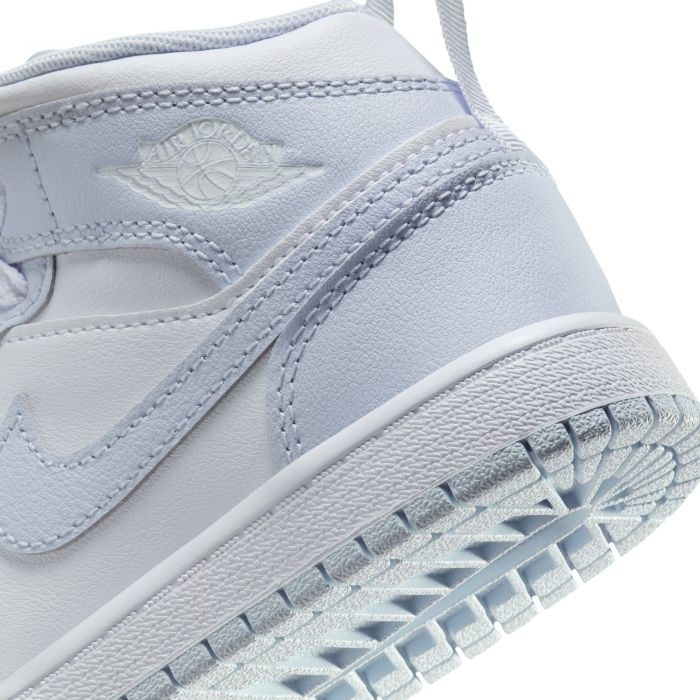 Pre-School Jordan 1 Mid Cobalt Bliss/White-Neutral Grey