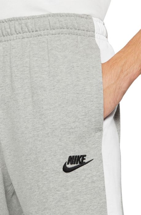 NIKE Sportswear Jersey Joggers DK Heather/White-Black CZ9958 071 - Shiekh