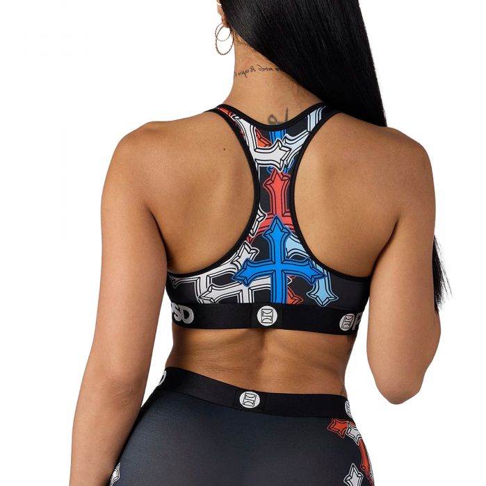 Cool Heart Sport Bra  Black