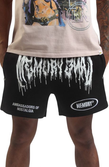Mash Up Sweat Short  Black