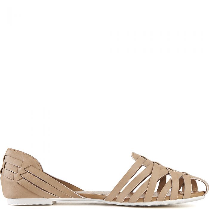 C-XL7315 Casual Slip On Flat Shoe Dark Beige