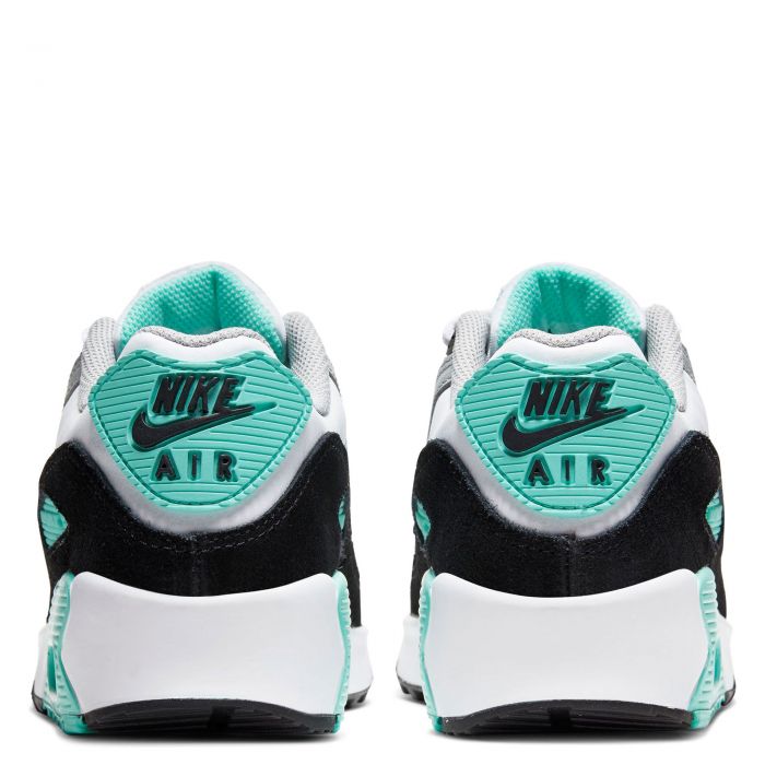 (GS) Air Max 90 LTR White/Particle Grey-Lt Smoke Grey