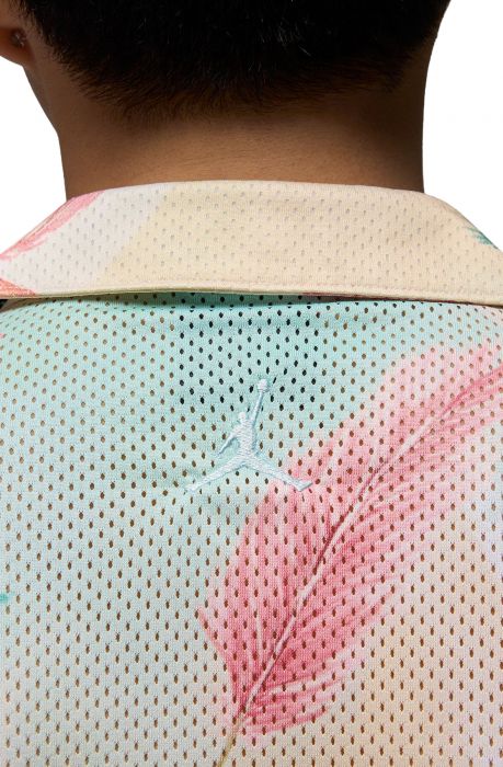 Essentials Printed Camp Top Sail/Glacier Blue