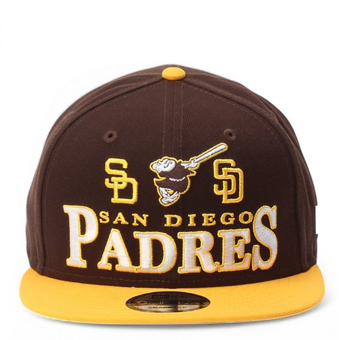 MLB San Diego Padres 950 Archive Snapback  Brown/Yellow