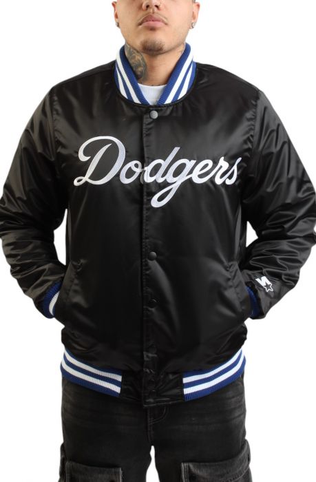 MLB Los Angeles Dodgers Varsity Jacket  Black