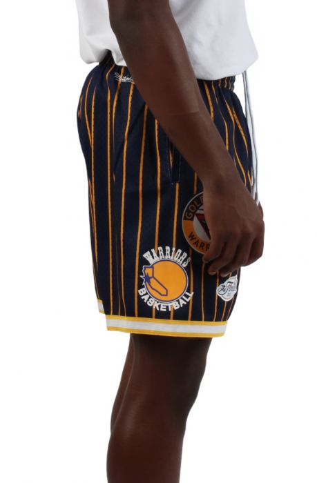 Golden State Warriors Basketball Short Navy/Gold