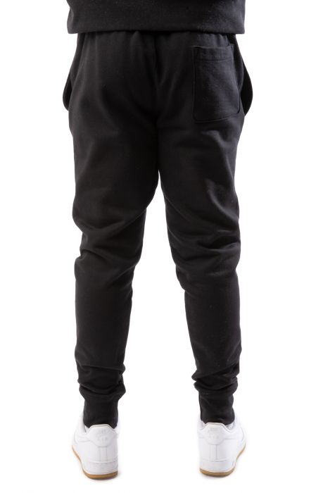 Reverse Weave C 19 Logo Jogger Black