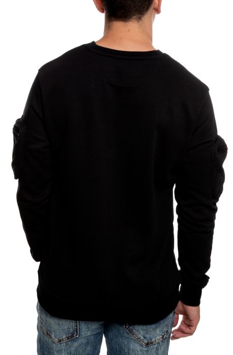 Plaid Knight Crew Black