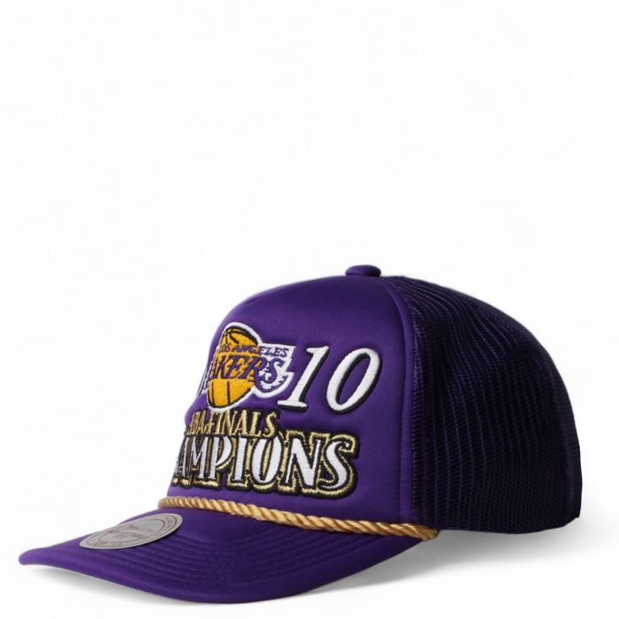 NBA Los Angeles Lakers Finals Champions Trucker Hat Purple