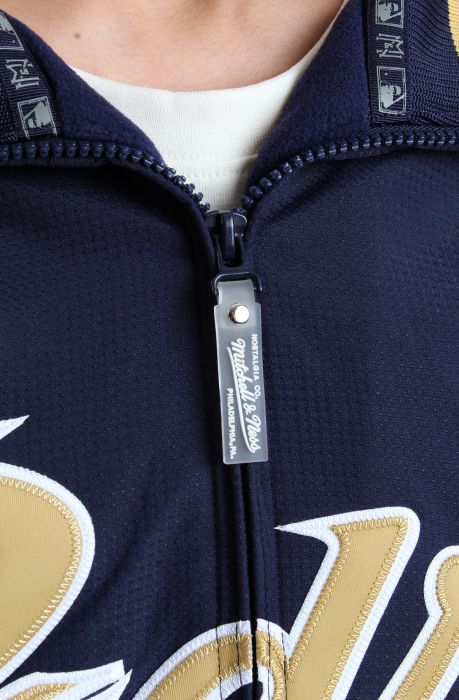 MLB San Diego Padres 2005 Cooperstown Collection Authentic Full-Zip Jacket Navy