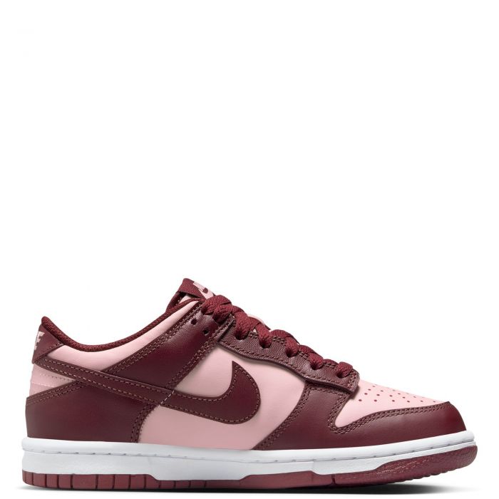 Grade-School Nike Dunk Low DARK TEAM RED/DARK TEAM RED-ECHO PINK