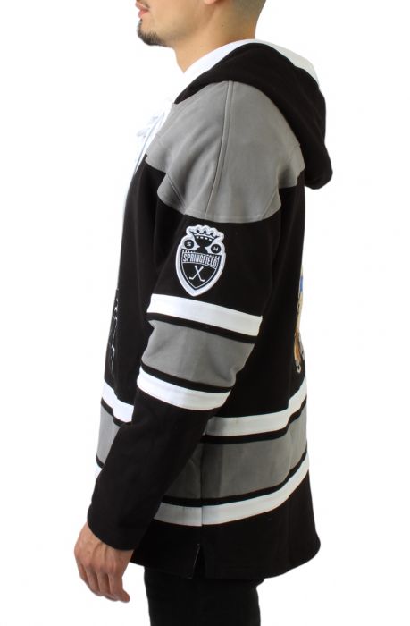 Puckhead Hockey Jersey Black/Grey