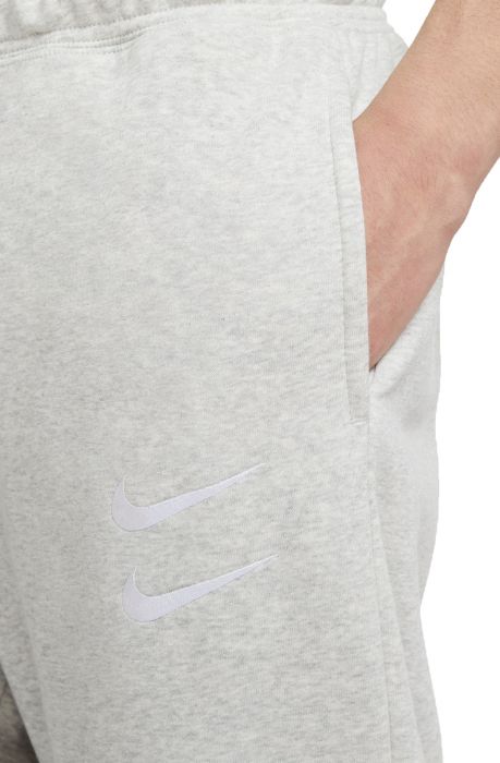 grey nike swoosh pants