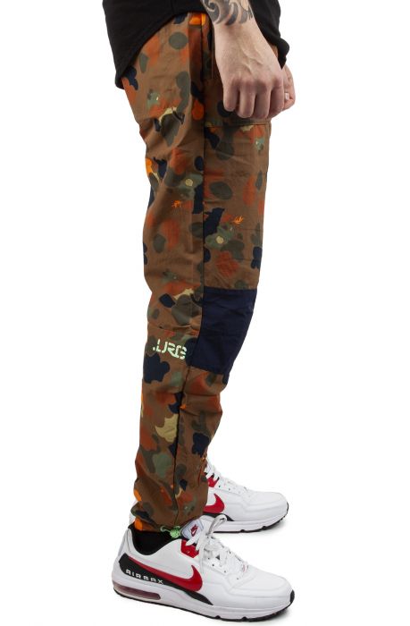 Panda Roots Camo Track Pants Brown