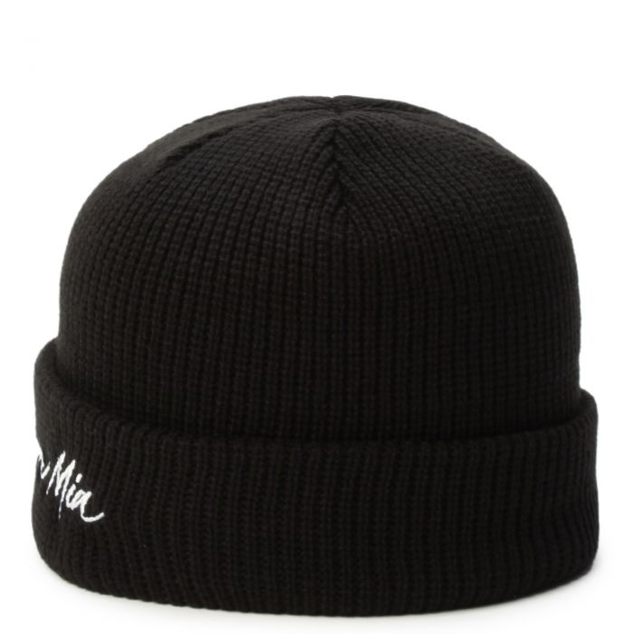 Sangre Mia Logo Beanie Black