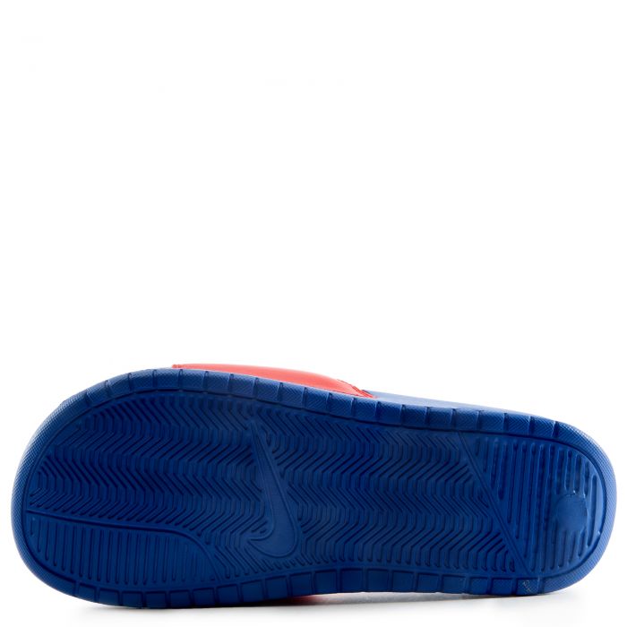 nike benassi slides red white and blue