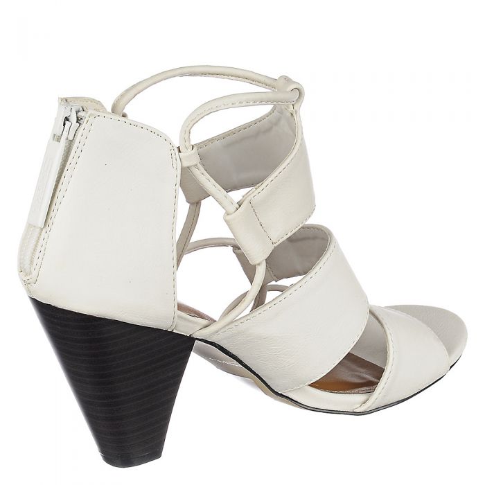 Truly True Low Heel Sandal White