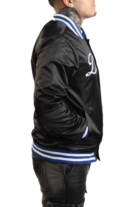 MLB Los Angeles Dodgers Varsity Jacket  Black