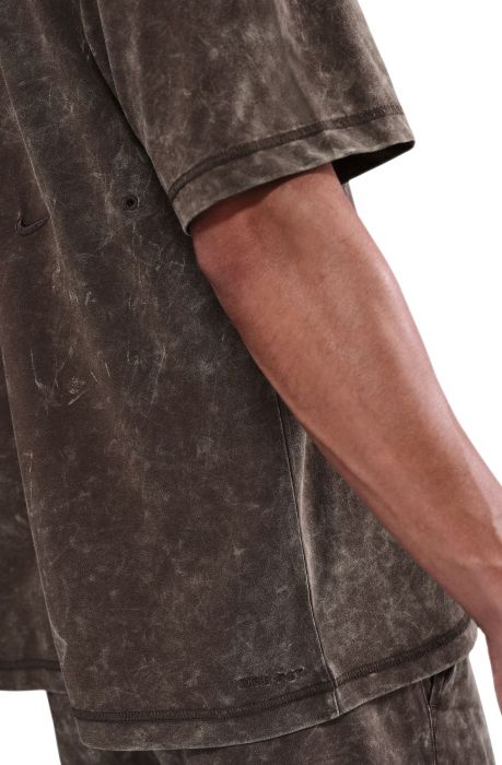 Gym Heritage Dri-FIT Short-Sleeve Training Top Baroque Brown/Baroque Brown