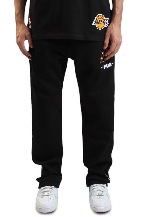 Lakers Straight Leg Sweatpant Black